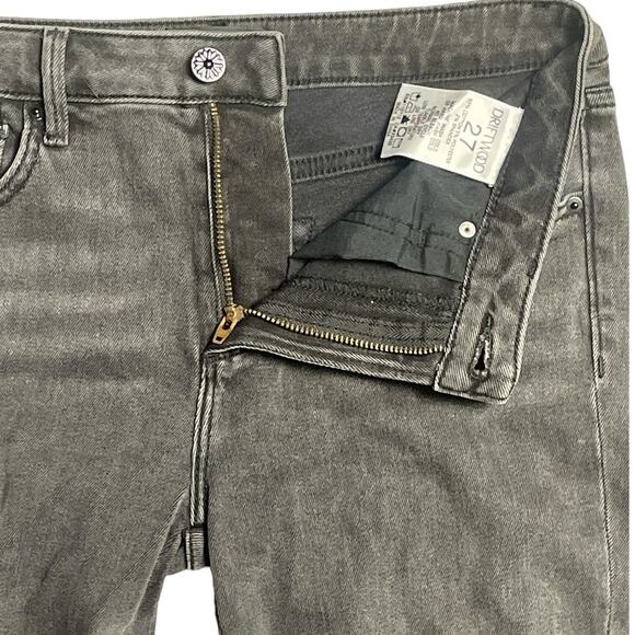 Driftwood Black Jackie Embroidered Stripe Skinny Jeans‎ Size 27 - Picture 7 of 9